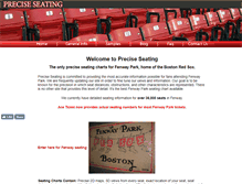 Tablet Screenshot of preciseseating.com